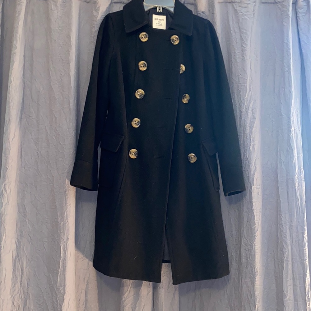 XS BLACK OLD NAVY PEACOAT